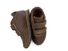 Woden Kids sneaker Nor suede chestnut